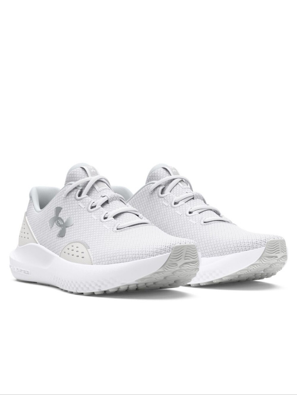 Under Armour Charged Surge 4 Women's Bright White Running Shoes Sz 8 NIB